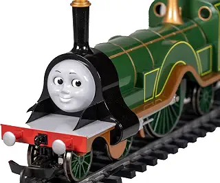 Bachmann Industries Thomas & Friends – Emily with Moving Eyes – ラージ" G " Scale Locomotive Train
