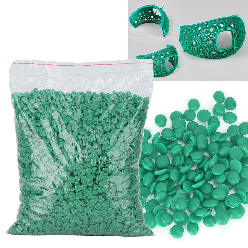 Perlina di cera cera per colata di gioielli,perle di cera per colata di gioielli per cera d'iniezione professionale (Verde)