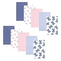 Vista 295 de Hudson Baby - Paños unisex de franela de algodón para bebé, bosque, talla única