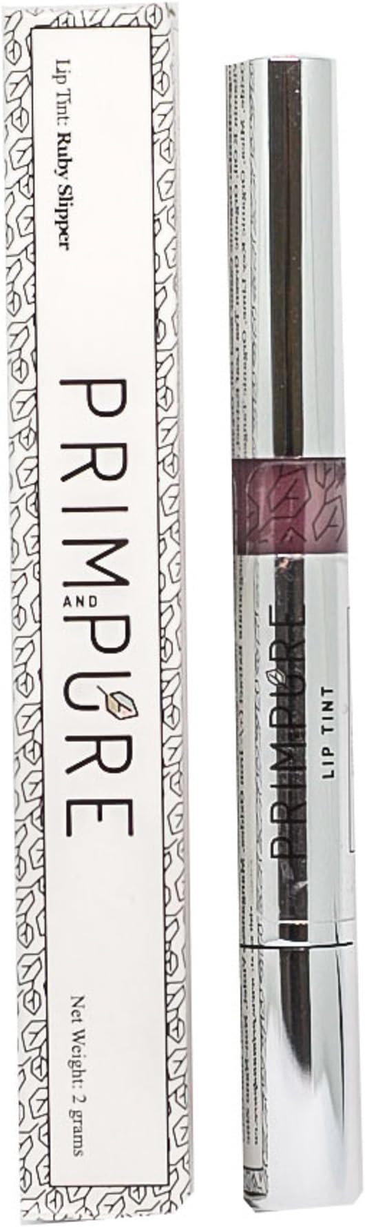 Prim and Pure Organic Roll-Up Lip Gloss | Moisturizing and Naturally Pigmented with Organic Ingredients | Non-Toxic Formula & Cruelty Free | Hydrating Formula | Made in USA (Ruby Slipper)