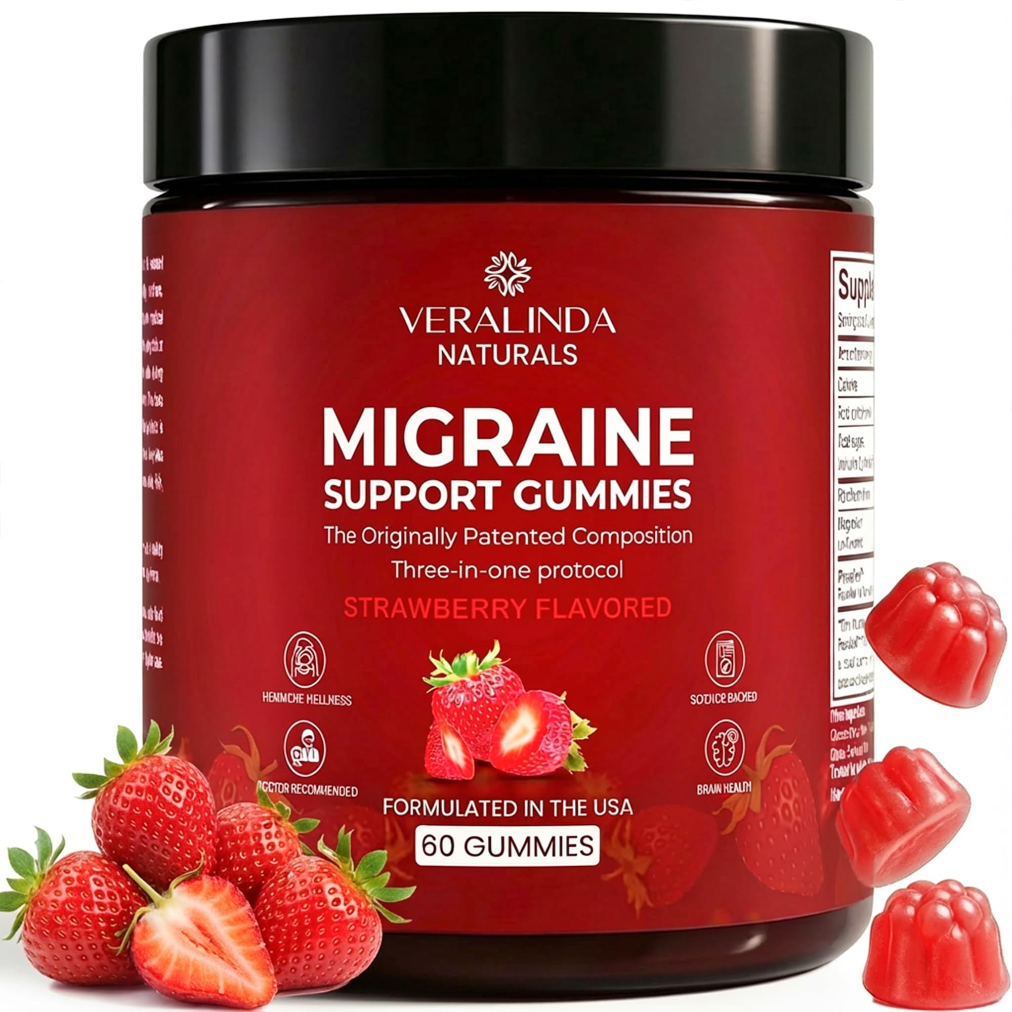 ビタミン VM28 Amazon.com: Veralinda Migraine Gummies – Original Triple Protocol