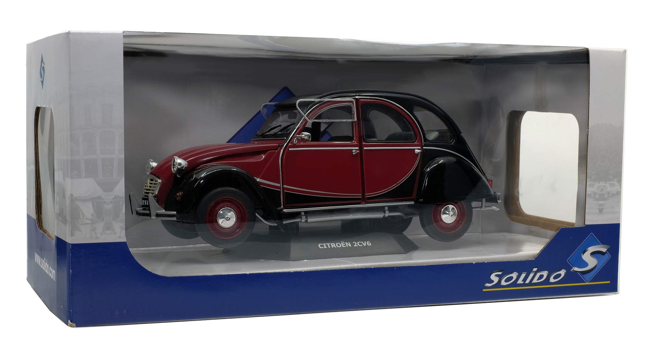 Solido 421185310 Citroen 1:18 2CV6 Charleston, Multi