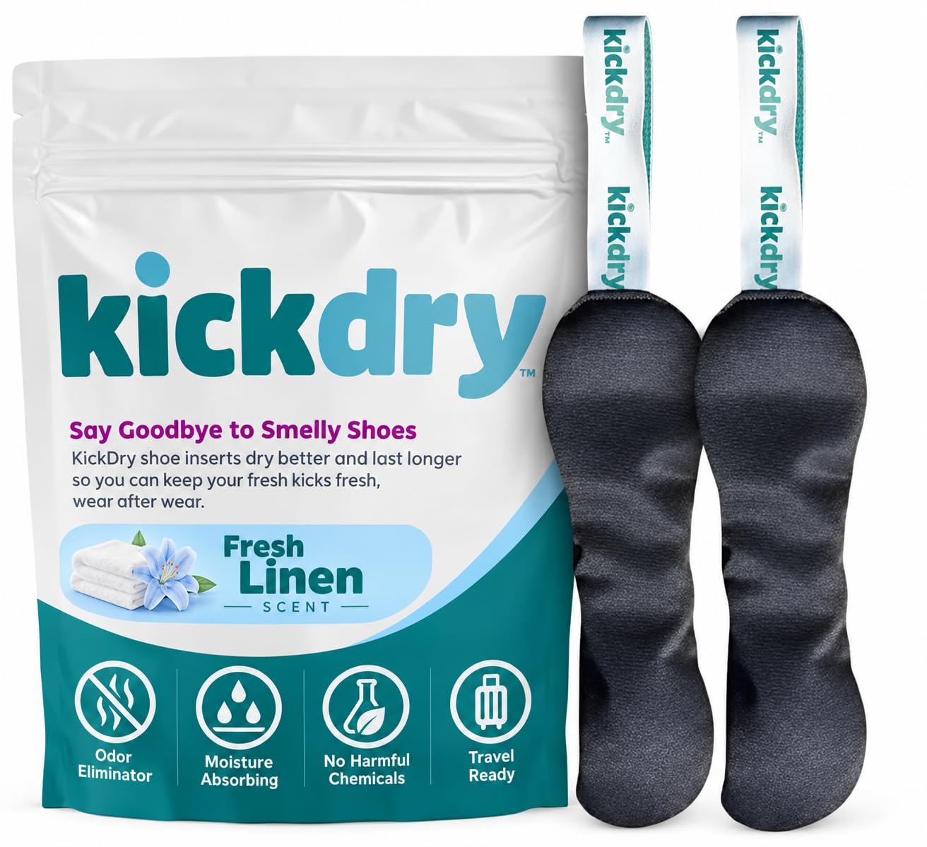 Amazon.com: KickDry Fresh Linen Scented Shoe Dryer, Deodorizer