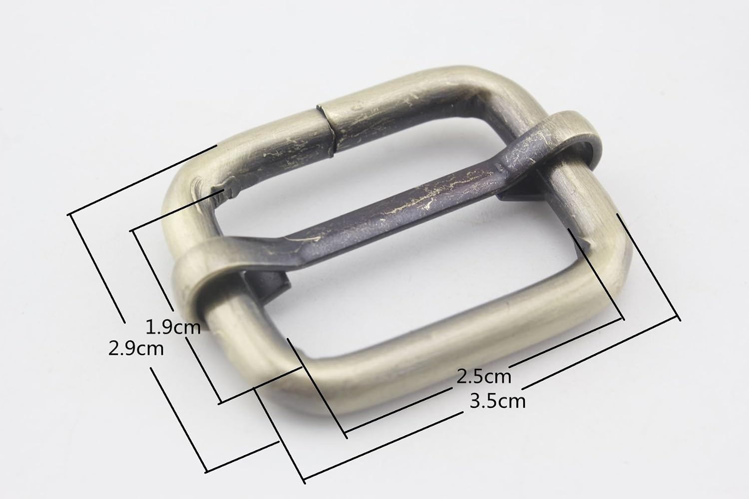 Adjuster Sliders 1" / 25mm iron heavy duty for buckle straps bags belt purse hardware making,bag replacement Anti bronze U72