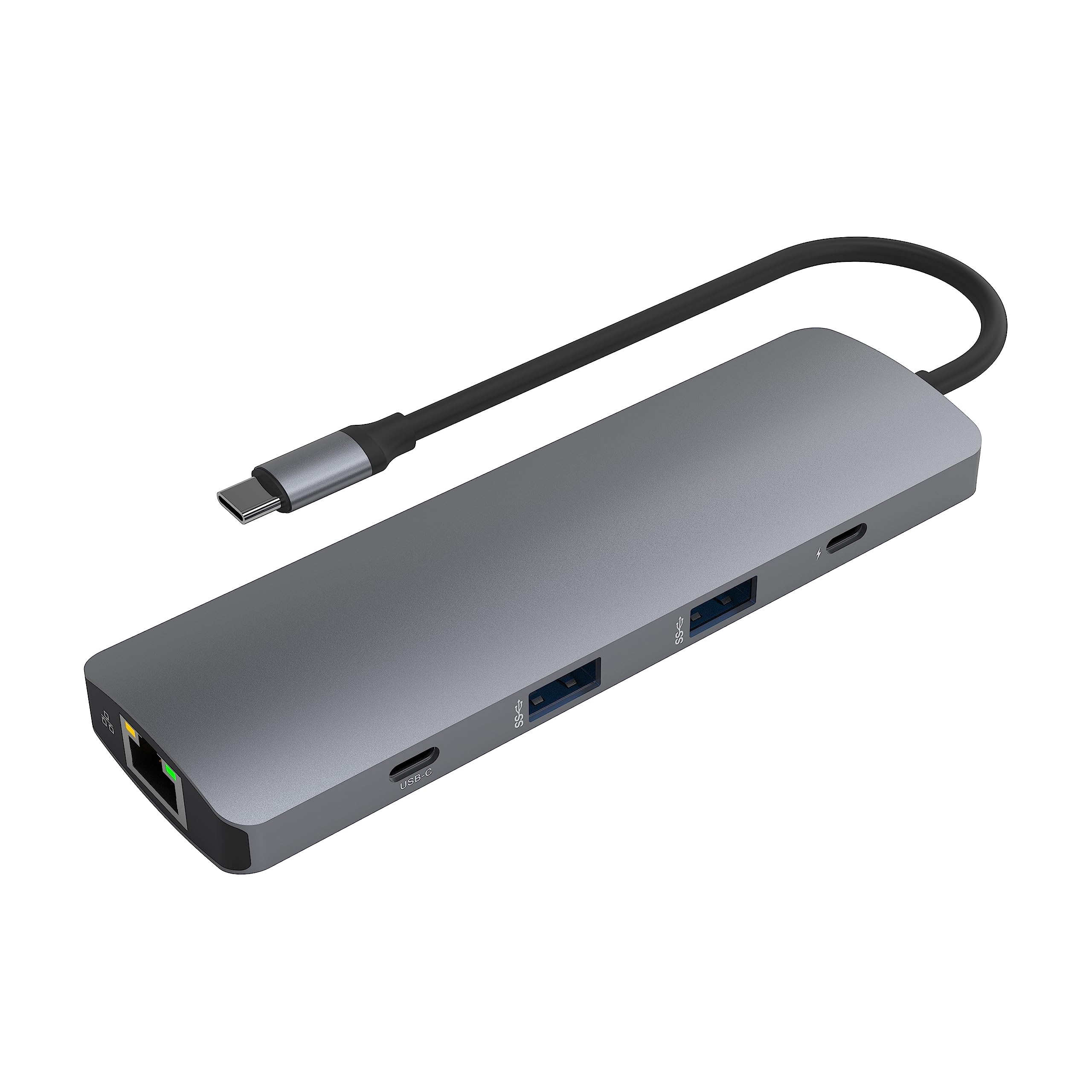 T'nB - Hub USB Type-C 9 w 1 iClick - Szary Sideral