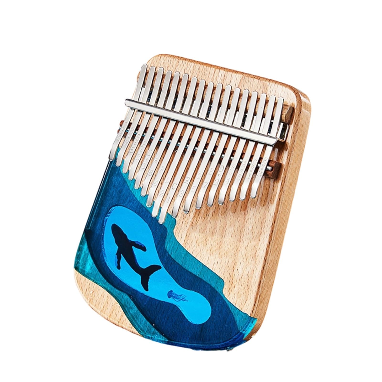 17 21 Kalimba Practice Fingerstyle Instrumento Profesional Con Caja De Regalo(17 note 1)