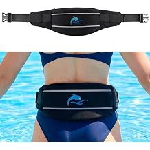 YOTAN Swim Belt for Adults, Flotation Belt with Reflective Strips, Adjustable 3 Section Buoyancy Flotation Swimming Belts, Pool Exercise Equipment for Water Aerobic, Aqua Jogging, Low-Impact Workout