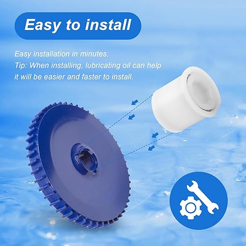 Miniatura 5 de PVX976PK2 Rodamiento de rueda compatible con limpiadores de piscinas Hayward para AquaNaut Poolvergnuegen Phoenix Piezas de vacío de piscina