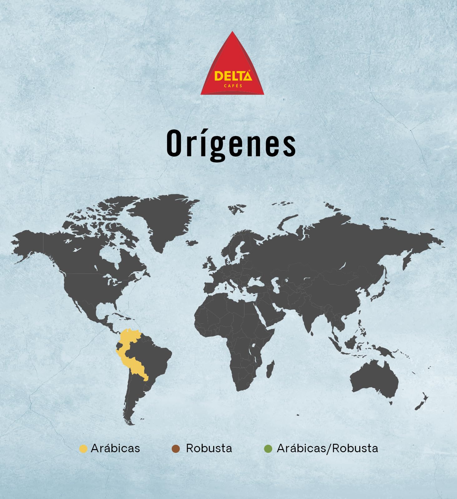 Delta Cafés Colombia Caffè in Grani 1kg – Miscela Arabica Colombiana Single Origin, Intensità 9, Chicchi Espresso Morbidi e Vellutati con Note Agrumate