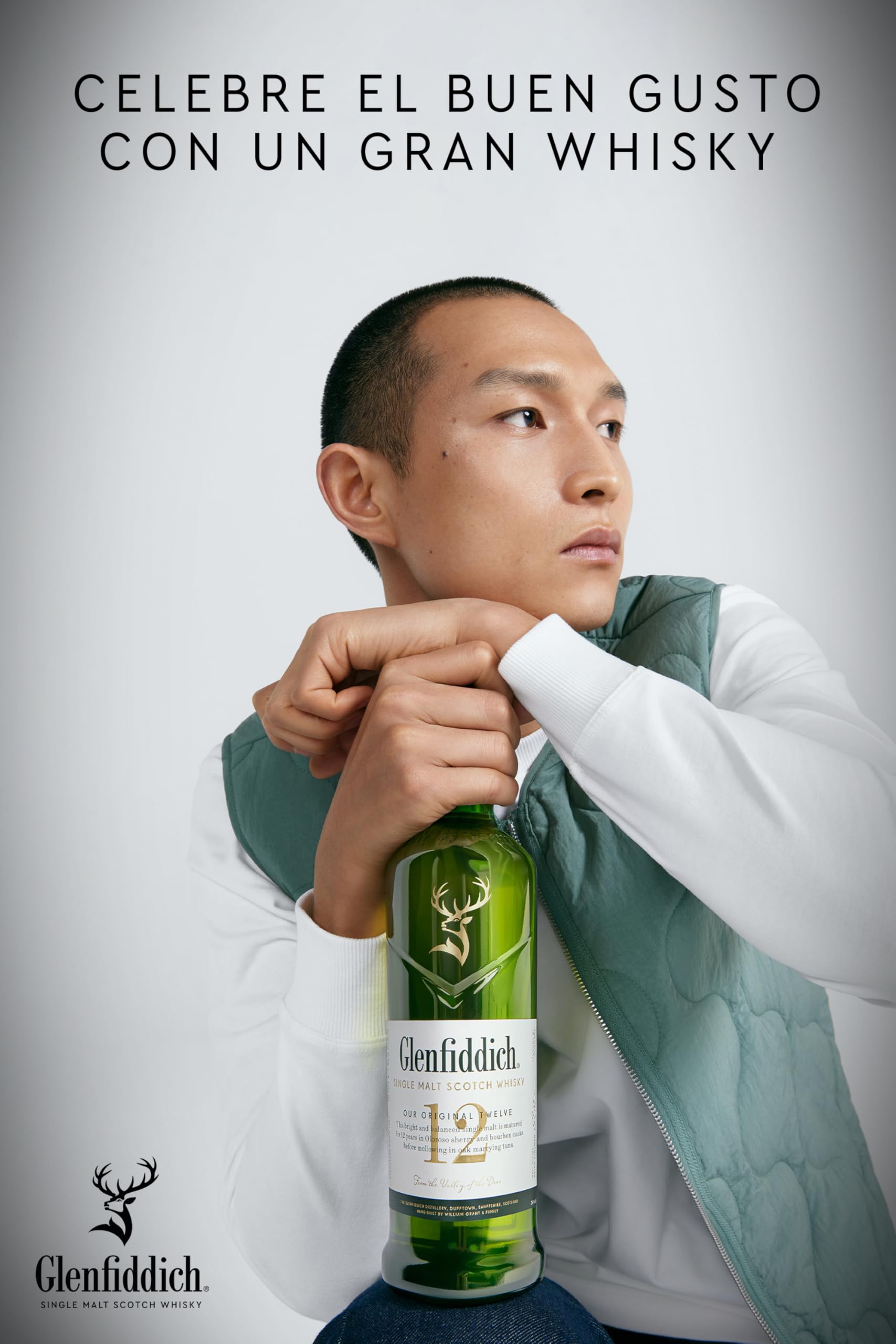 Glenfiddich 12 años Whisky escocés de malta, 70cl