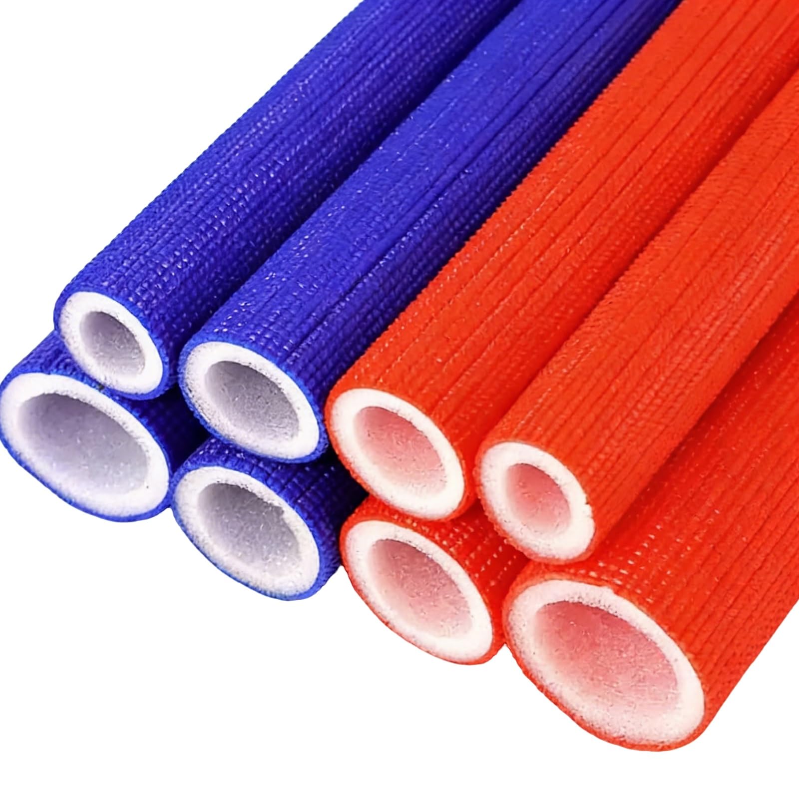 Tubo De Espuma Aislante for Tuberías De Agua,Manguito De Aislante De Espuma Tubo De Aislamiento,50por paquete,32mmID,7 mm THK, 1.5m(Red)