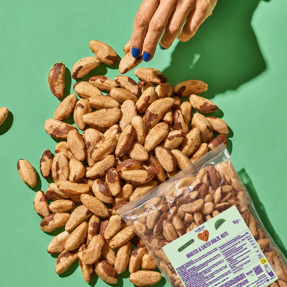 nut&me Noix du Brésil grillées et salées 1 kg