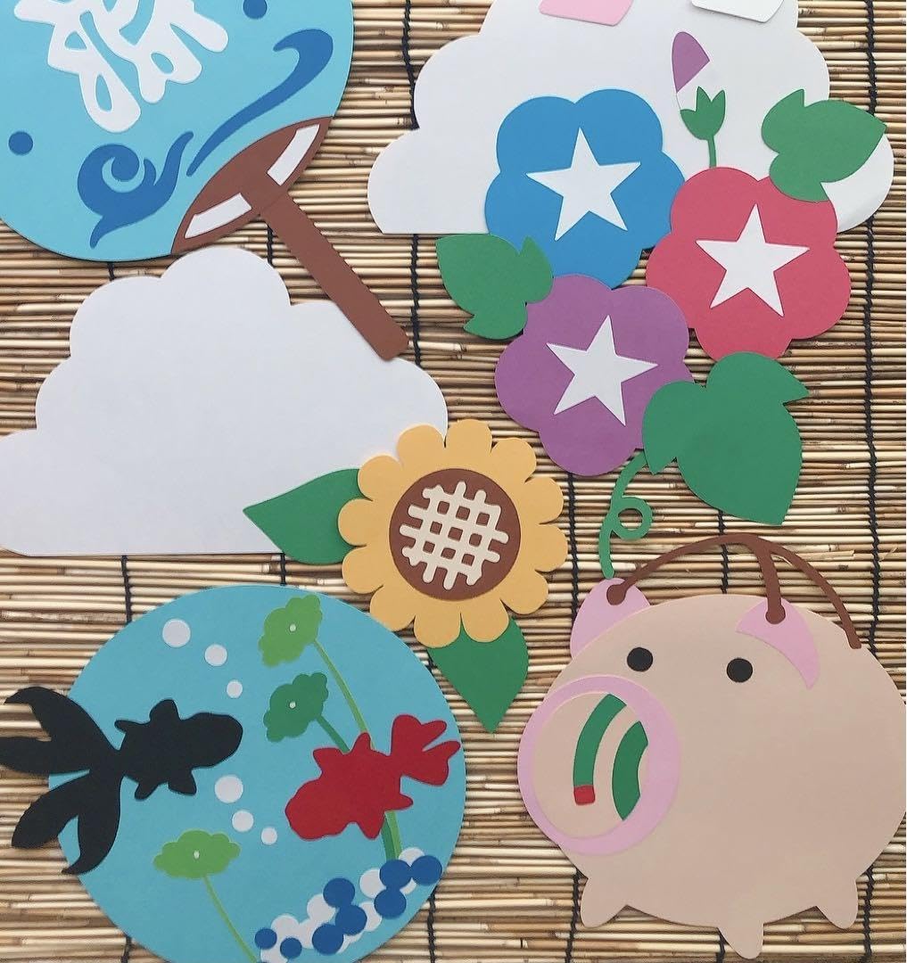 Amazon.co.jp: 夏盛りだくさんセット 壁面飾り POP : おもちゃ