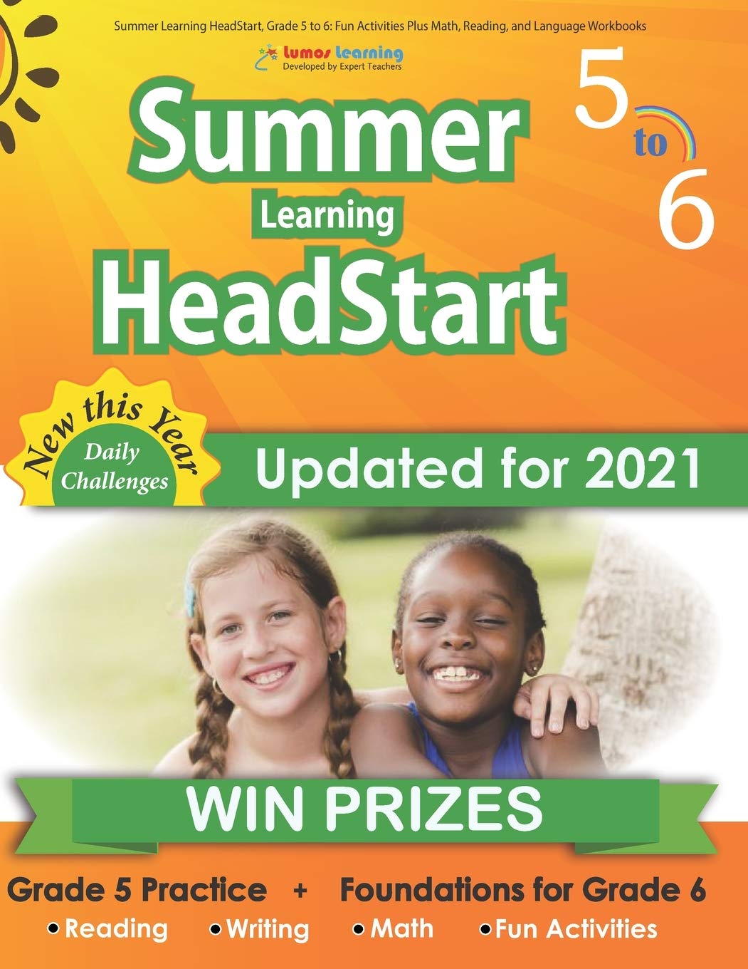 Summer Learning HeadStart, Grade 5 to 6: Fun Activities Plus Math, Reading, and Language Workbooks: Bridge to Success with Common Core Aligned Resources and Workbooks