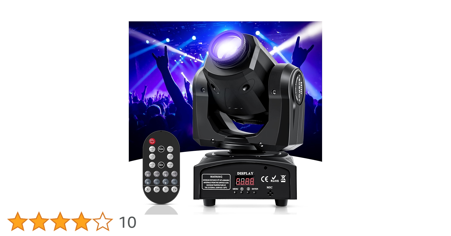 Amazon.co.jp: SEBRUANC 100W ムービングヘッドライト LED 回転