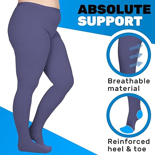 Miniatura 22 de Pantimedias de compresión para mujer 20-30mmHg - Venas varicosas e hinchazón - A204