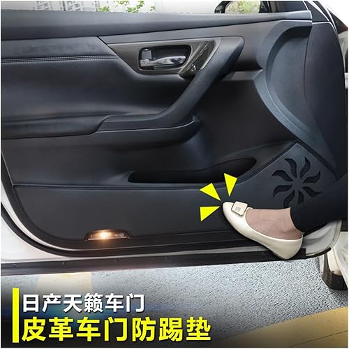 Miniatura 3 de Pegatinas para puerta de coche para Nissan Skyline 2013-2018 Adhesivo anti-patadas para puerta de automóvil resistente a los arañazos Adhesivo para