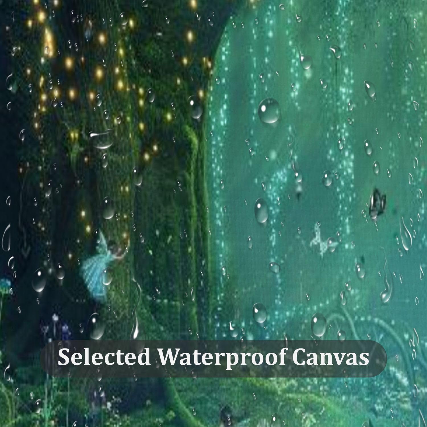 Large Canvas Wallpaper Peel & Stick Ethereal Butterfly Lights Self-Adhesive Wall Mural Removable Wall Decal Wall Sticker Poster Home Decor for Living Room