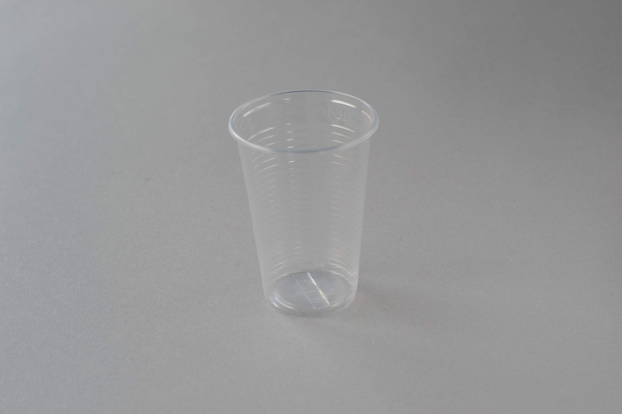 3000 Stück Trinkbecher, 0,2l transparent Einweg Becher Plastikbecher Ausschankbecher Kunststoffbecher Kaltgetränkebecher