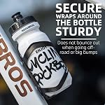 ROCKBROS Bike Water Bottle Holder Cage Aluminum Alloy Bicycle Water Bottle Cage Brackets Bike Cup Holder for Road Mountain Bikes Black | 2 Packs Universal Bike Water Bottle Holder for MTB, Road Bikes