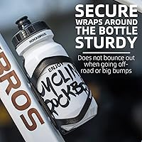 Vista 4 de ROCKBROS Soporte para botella de agua para bicicleta, jaula de aleación de aluminio, soportes de jaula de botella de agua para bicicleta, soporte