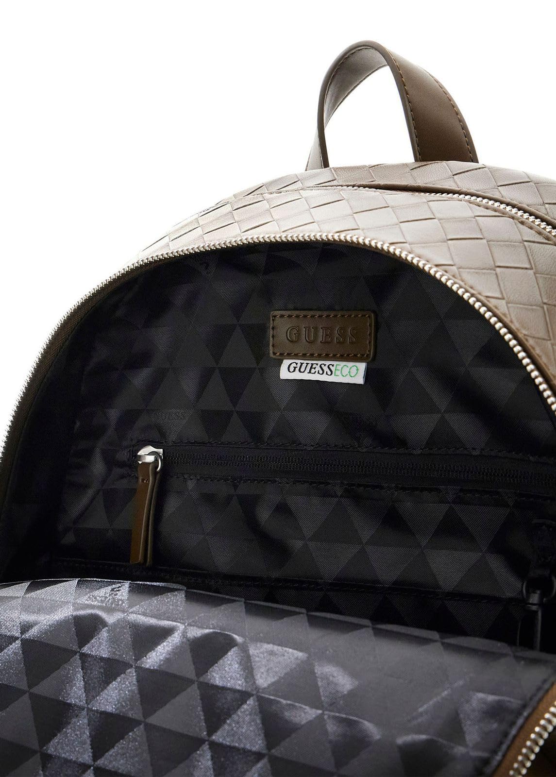 GUESS mochila para el portátil con compartimento para portátil Torino Backpack Dark Olive marrón