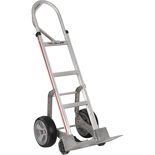 Magliner HRK15AUAE2 Self-Stabilizing Hand Truck, Vertical Loop Handle, Interlocked Microcellular Foam Wheels, Straight Back Frame, 500 lb Capacity