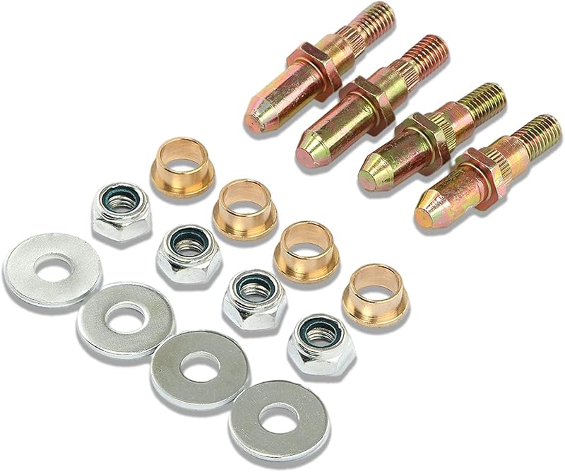 Kit de reparo do pino e bucha da dobradiça da porta POSENG para Chevy GMC e Cadillac – 4 conjuntos