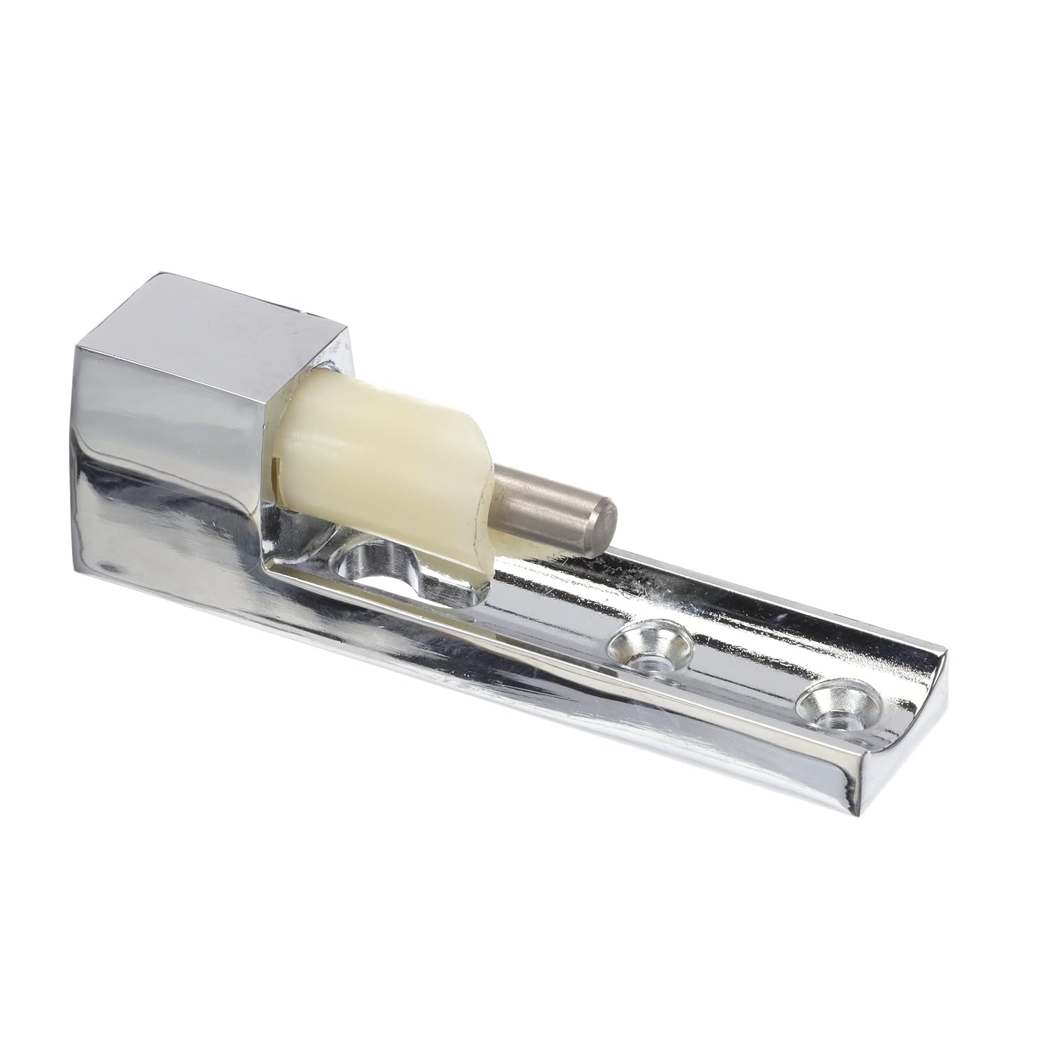 1-3/16" Offset 4-5/16" L Chrome Plated Die Cast Lift-Off Self-Closing Edgemount Hinge