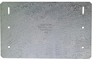 Simpson Strong-Tie PSPNZ 5" x 8" ZMAX Galvanized Nail Guards for Studs (Pack of 25)