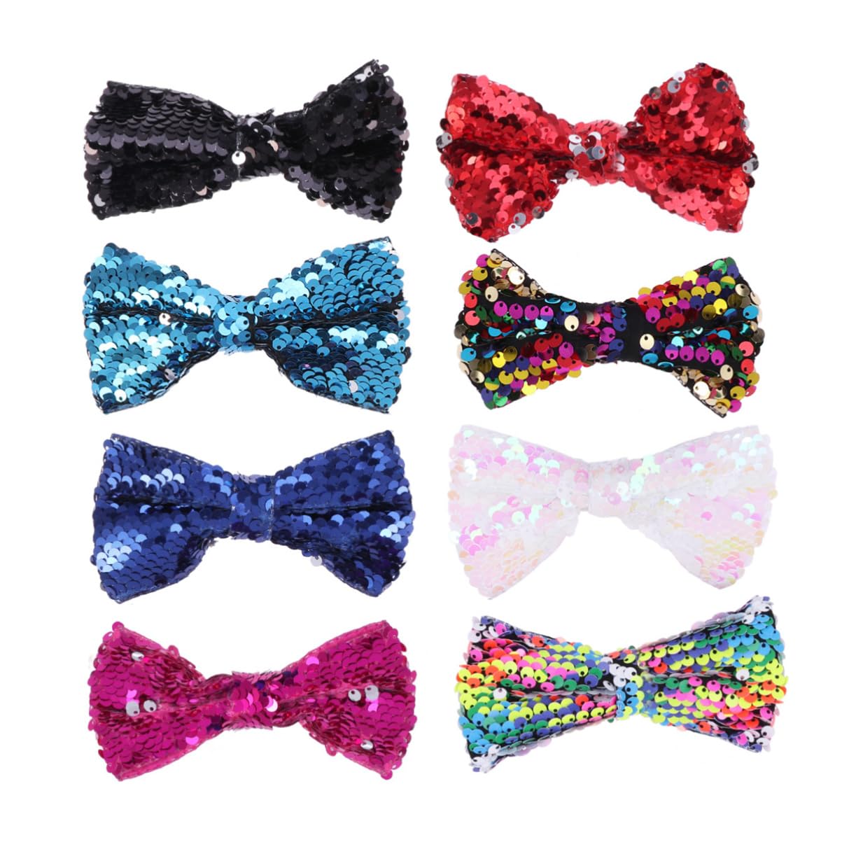 FRCOLOR 32 Pz Lucido Forcina Con Fiocco Capelli Staffe Bowknot Forcina Dei Capelli Con Fiocco Ragazza Forcina Capelli Fermaglio Per Capelli Bambino Cravatta Copricapo