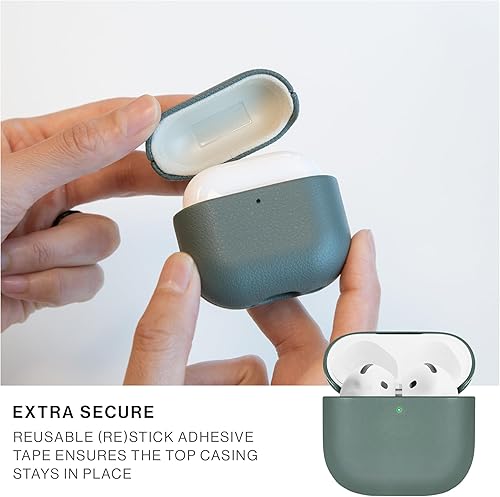Miniatura 6 de Native Union (Re) Funda clásica para AirPods 4, materiales reciclados y resistentes de primera calidad, protección duradera, compatible con Verde