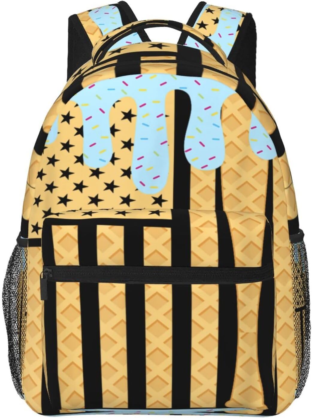 Baseball Home Plate Drip Game Day Backpack Lightweight Laptop Daypack Travel Double Shoulder Bag For Women Men