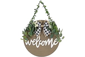 Home Wreath Sign: Rustic Elegance for Your Doorstep