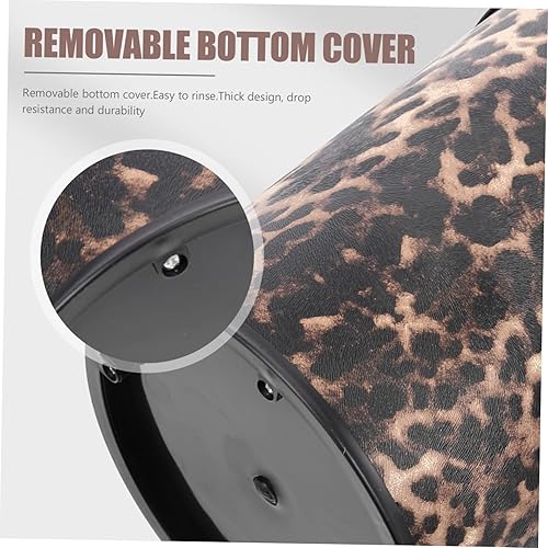 Miniatura 9 de Holibanna Papelera de baño Papelera de reciclaje, cesta de basura redonda, papelera de oficina, papelera de baño, papelera de oficina, suministro