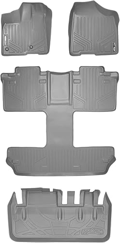 Miniatura 41 de Maxliner - Juego de alfombrillas personalizadas de 3 filas y forro de carga para detrás de la tercera fila, compatible con Toyota Sienna 2013-2020
