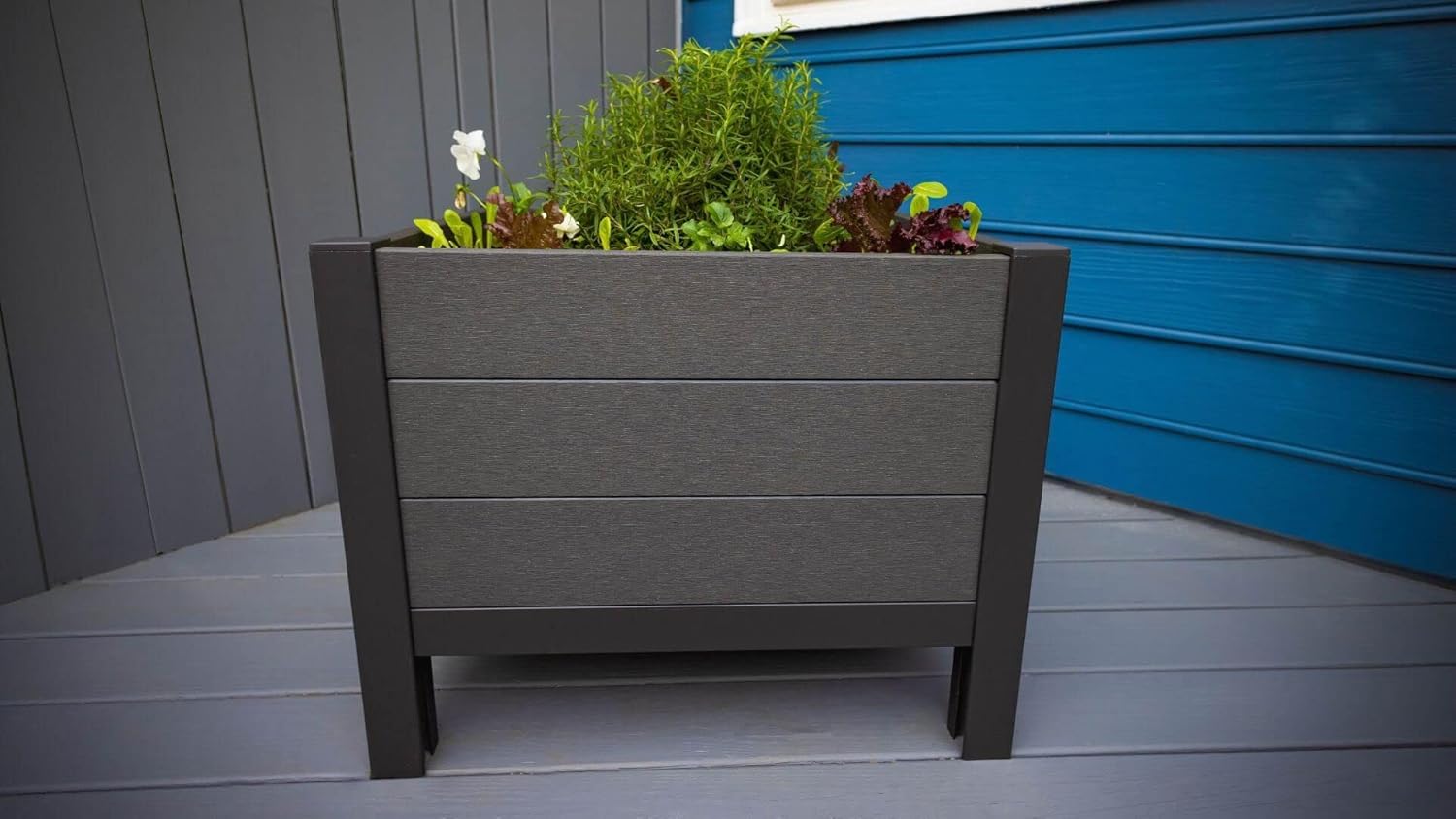Frame It All The Urban Oasis 27in x 27in x 22in Elevated Garden Bed