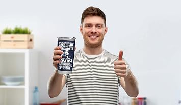 Dad Gifts for Christmas from Daughter, Son, Kids - Dad Birthday Gift, Insulated Stainless Steel Tumbler 20oz, Navy