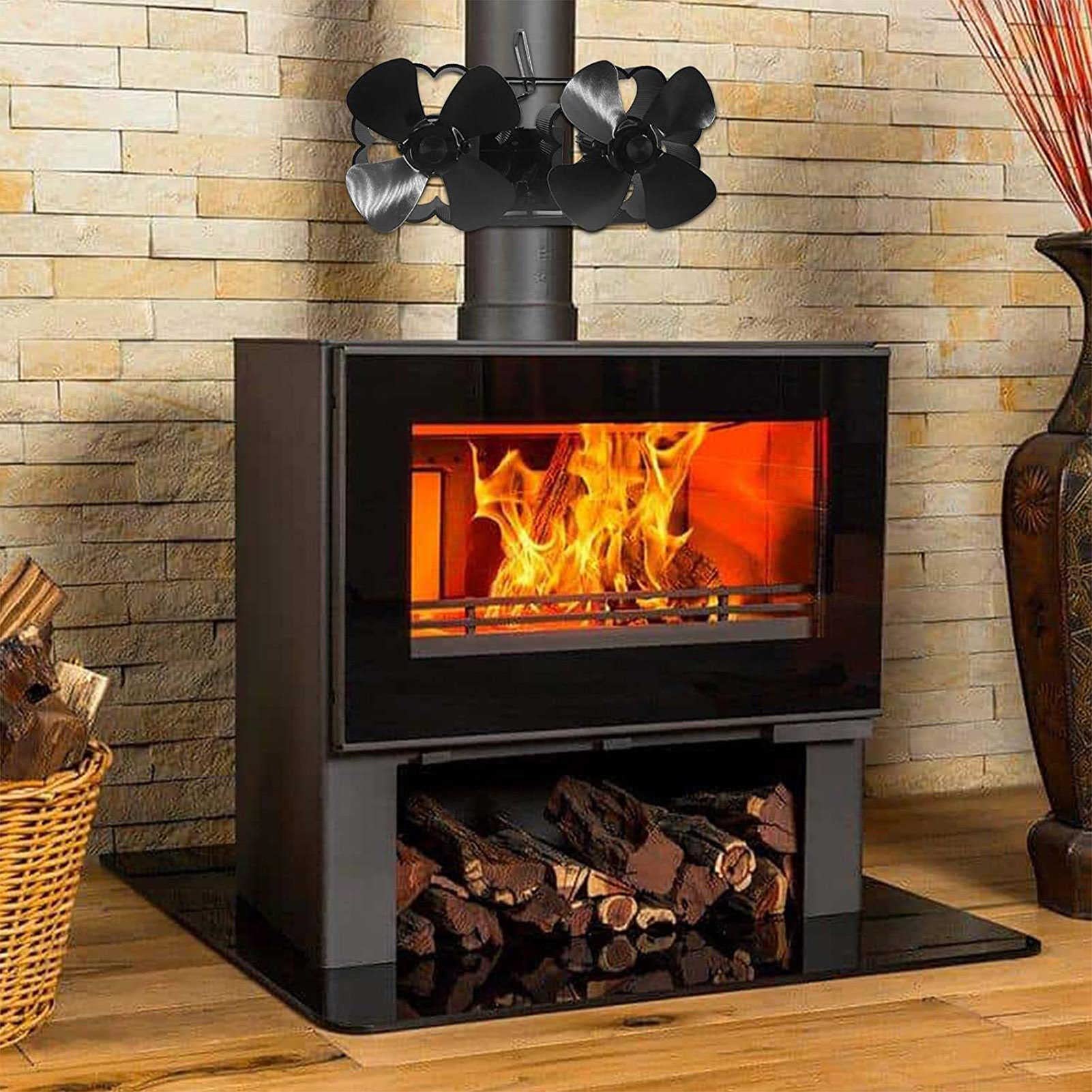 8+ Wood Burning Fireplace With Blower