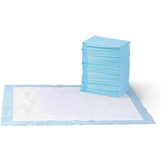 AmazonBasics Pet Pee Pads for Potty Training | Standard | XL 71 x 86 cm| 40 Pieces | Leak-Proof Quick Dry Design, 5-Layer Design, for Medium Dogs and Puppies (Standard, XL Size, 40 Pads)