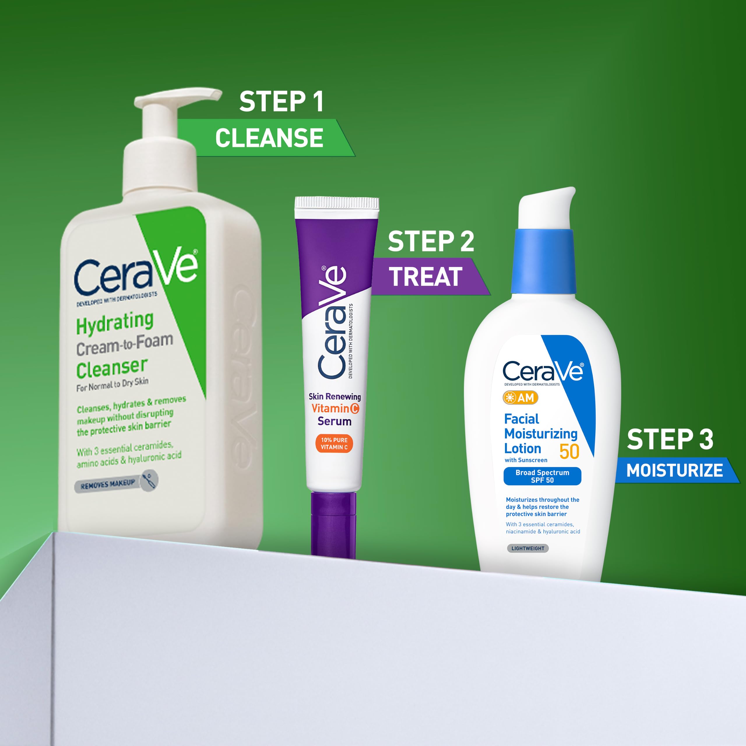 CeraVe Cream to Foam Cleanser - Gentle Hydrating Face Wash -6