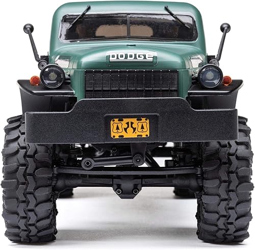 Miniatura 8 de Axial Camión RC SCX24 40's 4 puertas Dodge Power Wagon verde 124 4 ruedas Drive-RTR (todo lo necesario para correr incluido) AXI00007T2