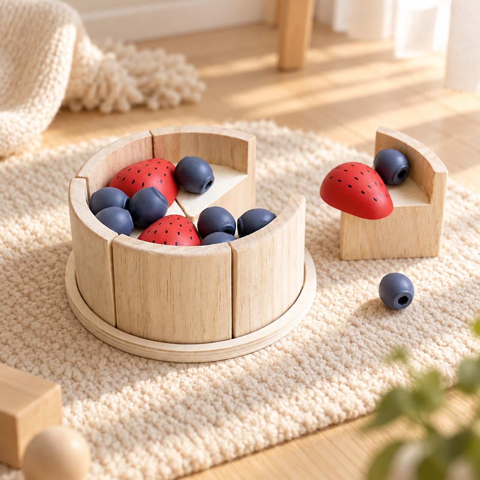Obstkuchen Spielzeug Puppenküchen Kuchen mit n und n pädagogisch wertvoll für