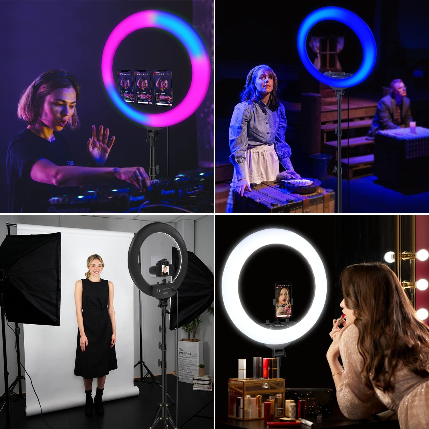 Buy Big Ring Light 18 inch Large Ring Light with Stand and Phone