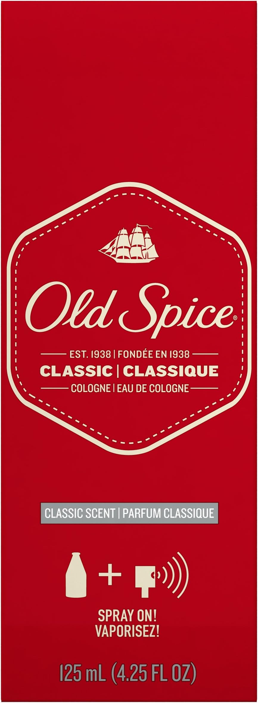 Classic Cologne Spray, 4.25 Fluid Ounce