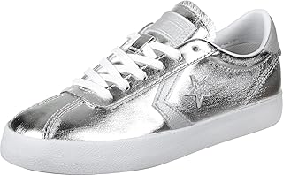 zapatillas converse plateadas