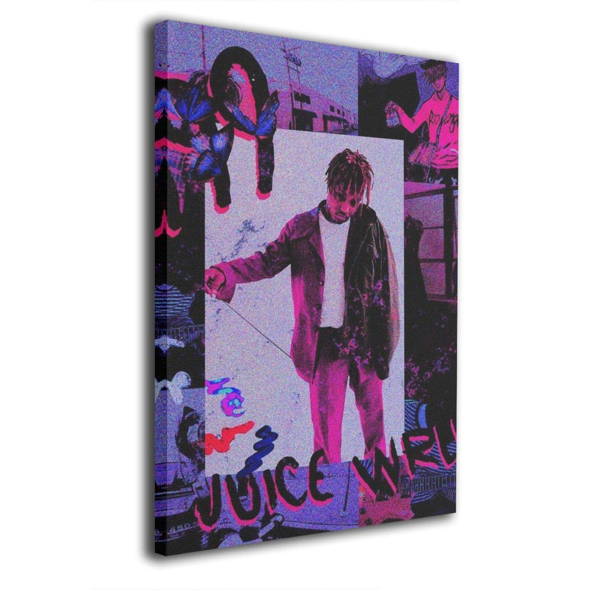 JuiceWrld Modern Framed Wall Art Giclee Wall Decor On Canvas Stretched