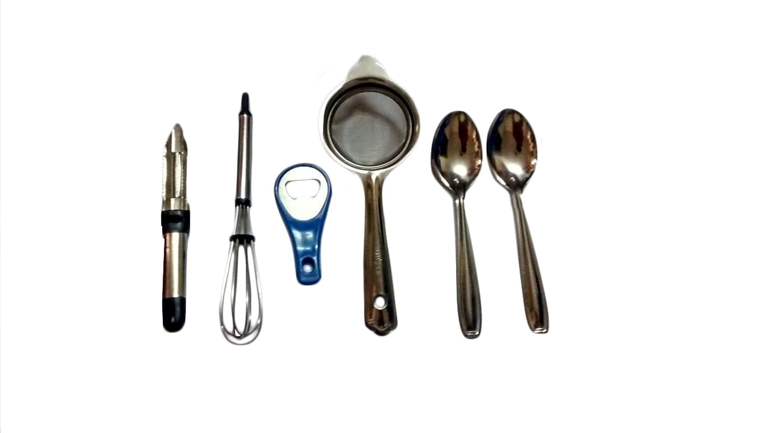 JDK NOVELTY Stainless Steel Kitchen Tool Type 2 Combo Set of 6 Pieces