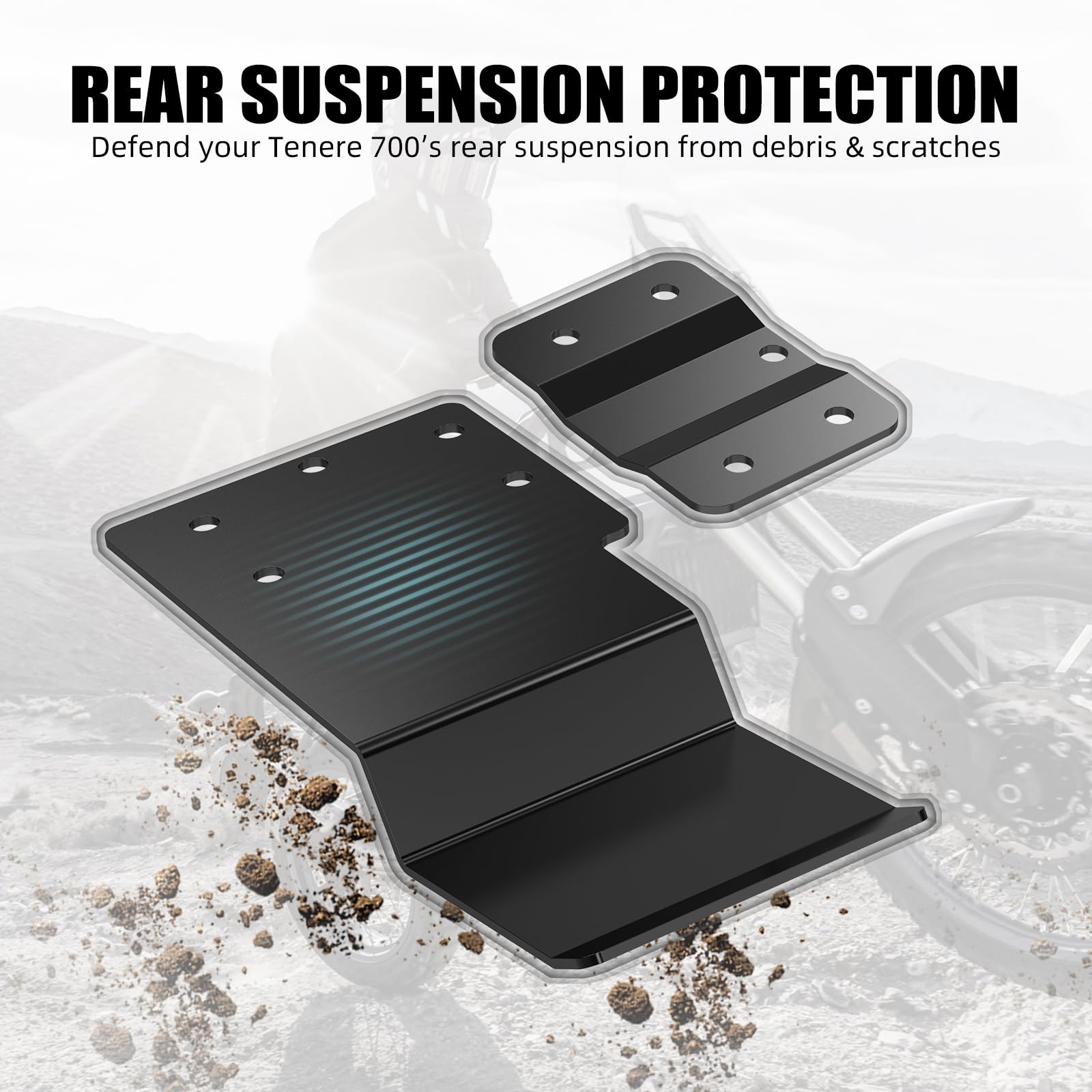 NICECNC Protection de Liaison arrière Compatible with Tenere 700 /XTZ700 XTZ07 2019-2024, Voir compatibilité