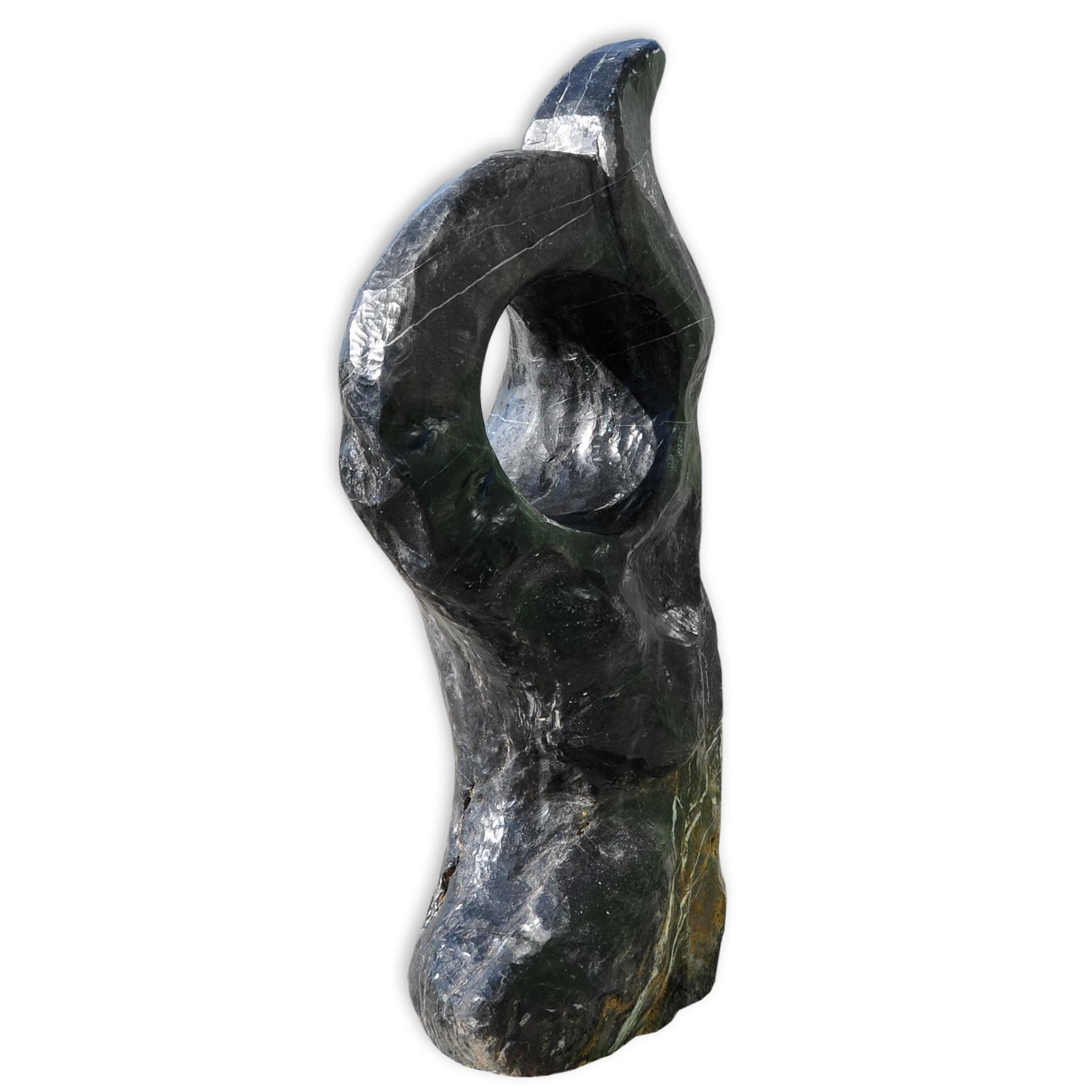Ozeanfindling Findling Skulptur Naturstein Meeresgestein Gartendeko **Wundervoller Blickfang für Ihren Garten** Einzigartige Form Unikat Einzelstück 519 KG 155 cm HOCH